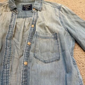 Abercrombie & Fitch Faded Blue Casual Shirt